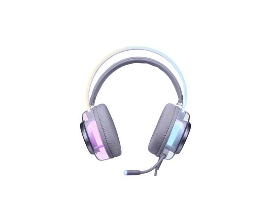 Наушники Defender Glitch RGB USB White (62490), изображение 2