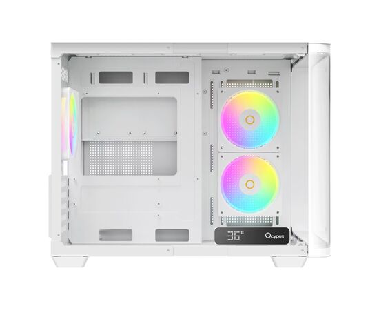 Корпус для ПК OCYPUS IOTA C50 WH CURVE ARGB DIGITAL (IOTA-C50-WHD300CD-GL), изображение 6