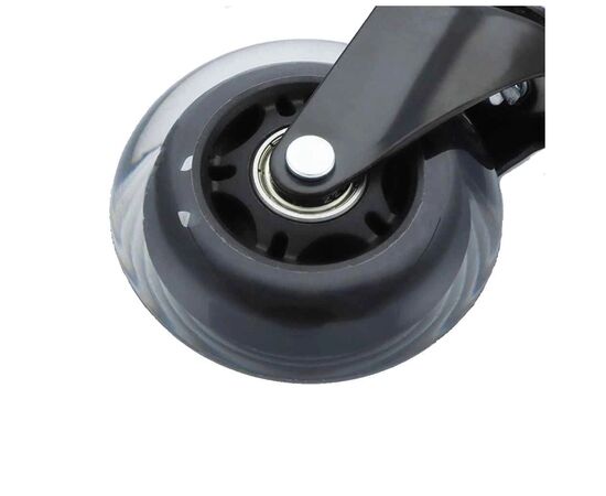 Ролик для кресла Аклас FI 11 бесшумный со стопором D-75, Прозрачный (00166280), изображение 5