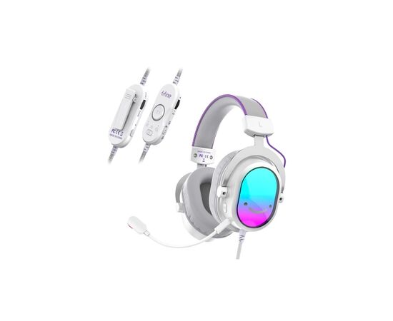 Наушники Fifine H16 7.1 RGB White (H16W), изображение 2