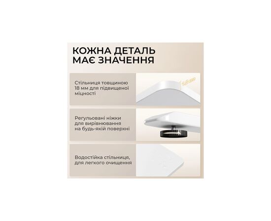 Компьютерный стол Sihoo D03 White (D03-106/D03-107), изображение 11
