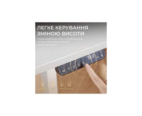 Компьютерный стол Sihoo D03 White (D03-106/D03-107), изображение 7