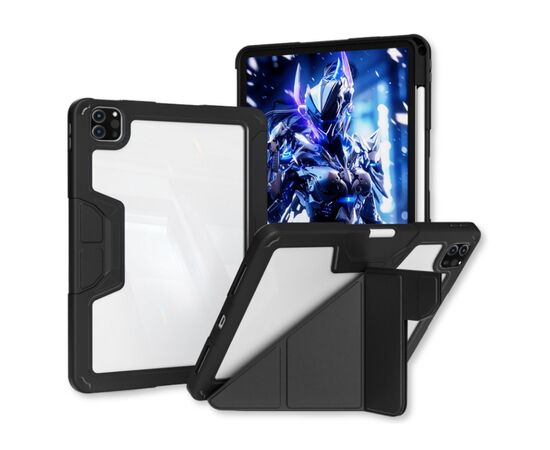 Чохол до планшета BeCover Rugged Origami Transparent Apple iPad Pro 11 2020/2021/2022 Black (714969)