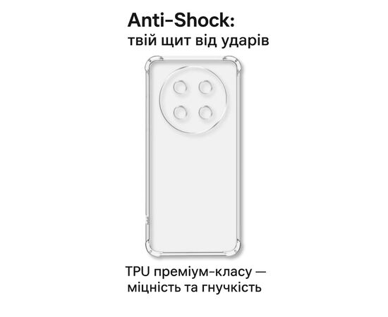 Чохол до мобільного телефона BeCover Anti-Shock Honor X9c Clear (714954), зображення 6