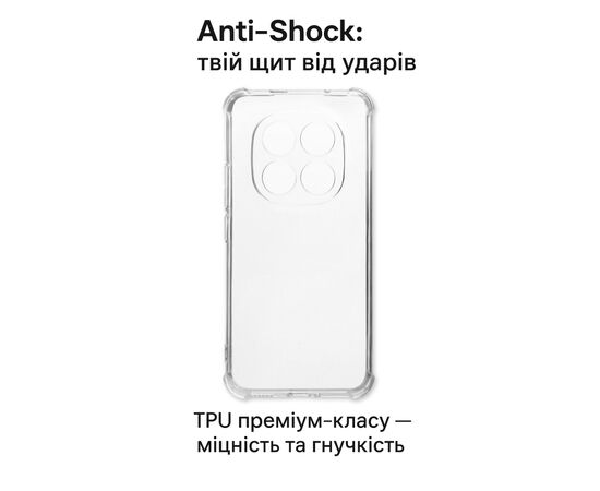Чохол до мобільного телефона BeCover Anti-Shock Xiaomi Redmi Note 15 Pro Plus 5G Clear (714912), зображення 4