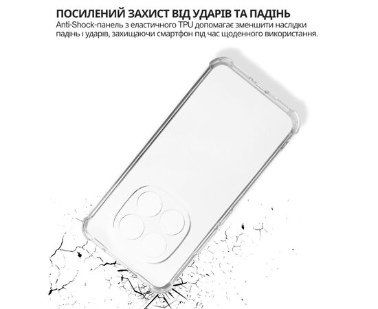 Чохол до мобільного телефона BeCover Anti-Shock Xiaomi Redmi Note 15 Pro Plus 5G Clear (714912), зображення 5