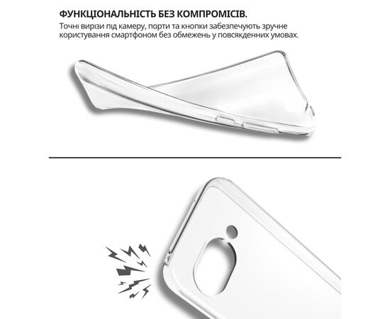 Чохол до мобільного телефона BeCover silicone Google Pixel 9a Transparent (714947), зображення 4