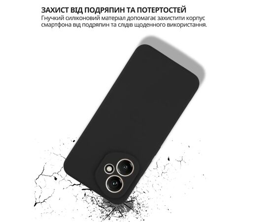 Чохол до мобільного телефона BeCover silicone Honor 400 Black (714944), зображення 3