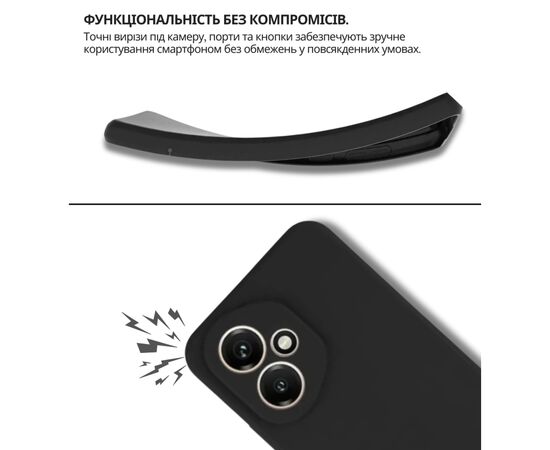 Чохол до мобільного телефона BeCover silicone Honor 400 Black (714944), зображення 4