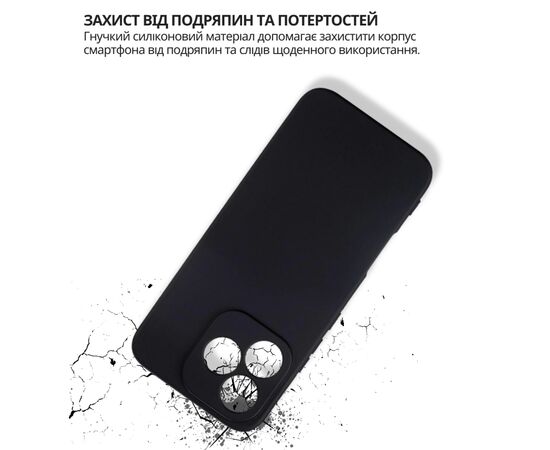 Чохол до мобільного телефона BeCover silicone Honor 400 Lite Black (714939), зображення 4