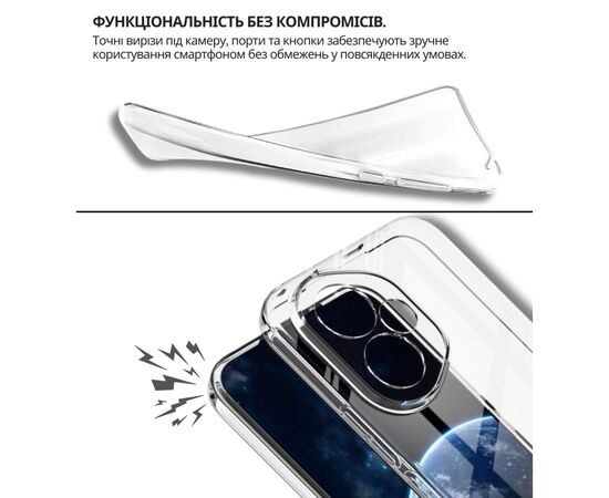 Чохол до мобільного телефона BeCover silicone Honor 400 Transparent (714945), зображення 3