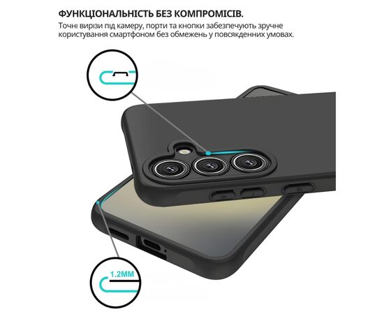 Чохол до мобільного телефона BeCover silicone Samsung Galaxy S26 SM-S942 Black (714876), зображення 4