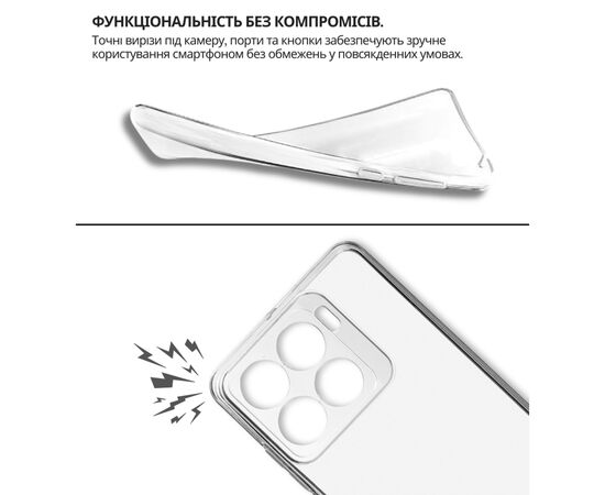 Чохол до мобільного телефона BeCover silicone ZTE Blade A56 Transparent (714907), зображення 6