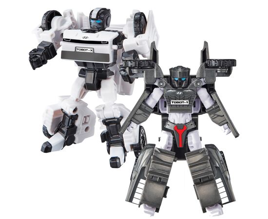 Трансформер Tobot мини S5 ТОБОТ X белый + ТОБОТ Y серый (301166)
