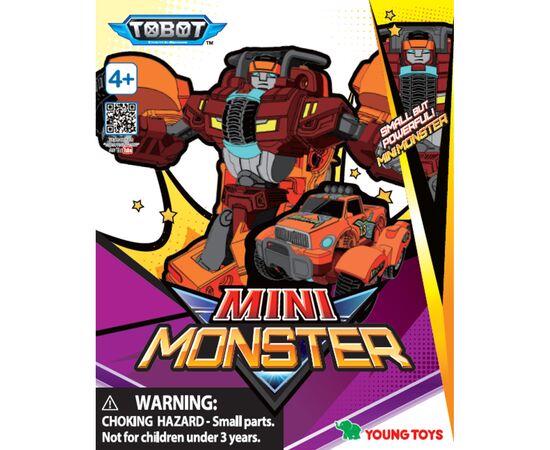 Трансформер Tobot мини Тобот Монстр НП (301209), изображение 3
