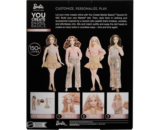 Кукла Barbie Коллекционный набор You Create Barbie Basics Блондинка (JJX37), изображение 2