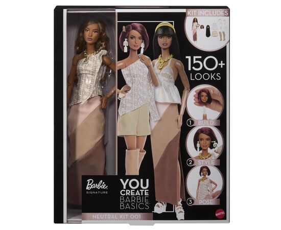 Кукла Barbie Коллекционный набор You Create Barbie Basics Брюнетка (JJX35)