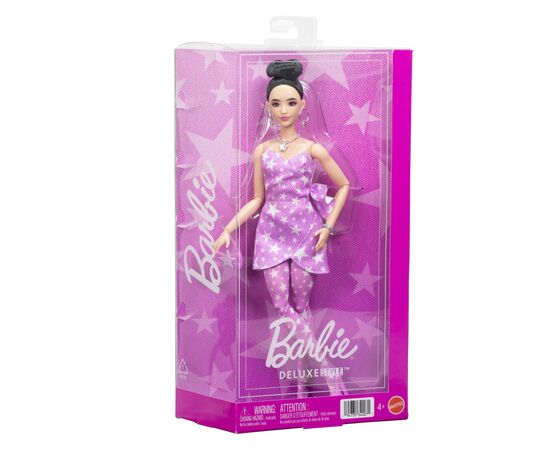 Кукла Barbie Deluxe Style Звездный тотал-лук в барбикоре (JJN71), изображение 6