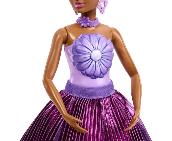 Лялька Barbie Набір-сюрприз з лялькою Barbie Petal Pop Фіолетова маргаритка (JMF58), зображення 4