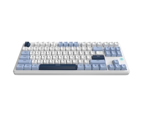 Клавиатура Ajazz AK870 V2 Flying Fish Switch USB UA White/Blue (AK870-V2-FF-BWB), изображение 2