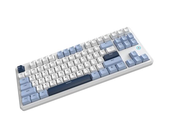 Клавиатура Ajazz AK870 V2 Flying Fish Switch USB UA White/Blue (AK870-V2-FF-BWB), изображение 4