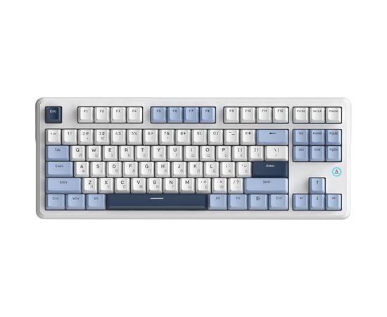 Клавиатура Ajazz AK870 V2 Flying Fish Switch USB UA White/Blue (AK870-V2-FF-BWB)