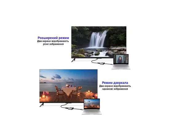 Концентратор Dynamode USB-C 3-in-1 1xHDMI + 1xUSB 3.0 + 1xUSB-C PD 87W 4K (Multiport USB-C 3-in-1 dark grey), изображение 5