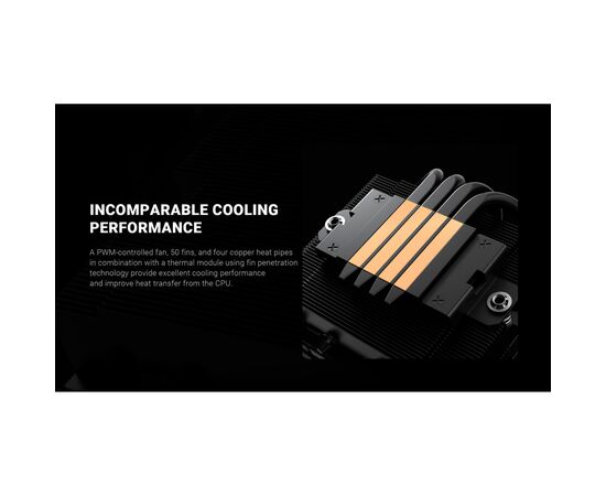 Кулер для процессора ID-Cooling IS-40-XT BLACK, изображение 12