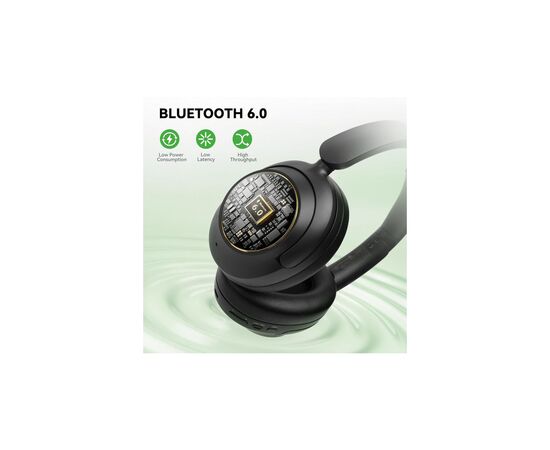 Наушники OneOdio A6, Bluetooth + USB-C Hybrid ANC Black (A6 Black), изображение 8