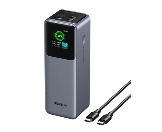 Батарея универсальная Ugreen 25000mAh 200W Nexode Smart Display (PB722 35525B)