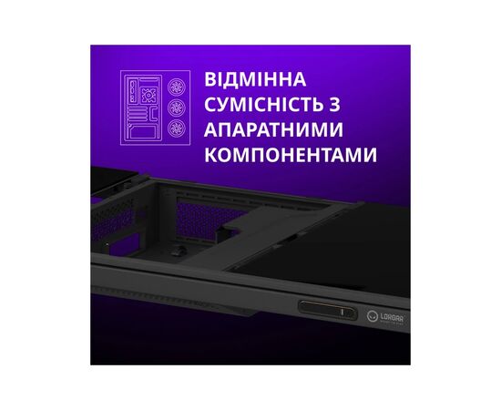 Компьютерный стол Lorgar ELITE 90W Wood Black (LRG-DE90W), изображение 5