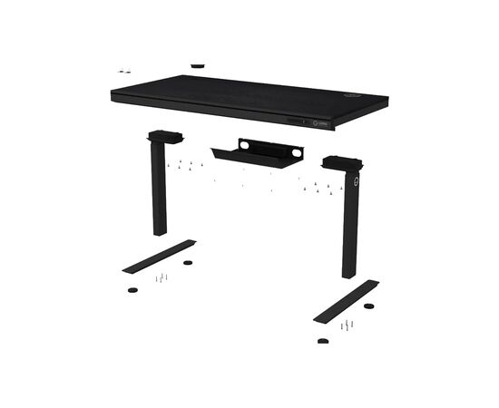 Комп'ютерний стіл Lorgar PRO 80W Wood Black (LRG-DP80W), зображення 4