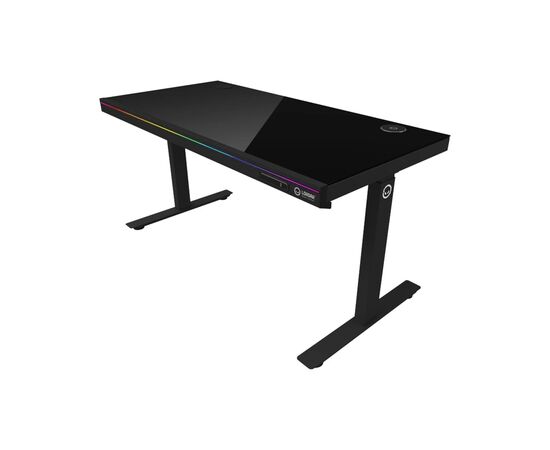 Компьютерный стол Lorgar PRO 80G Glass Black (LRG-DP80G), изображение 2