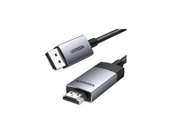 Кабель мультимедийный DisplayPort M to DisplayPort M 3.0m V1.2 4K60Hz 2K144Hz 1080P240Hz black Ugreen (25491)