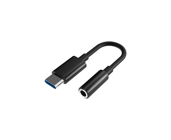 Перехідник USB-C M to 3.5mm F 0.1m black Defender (63011)