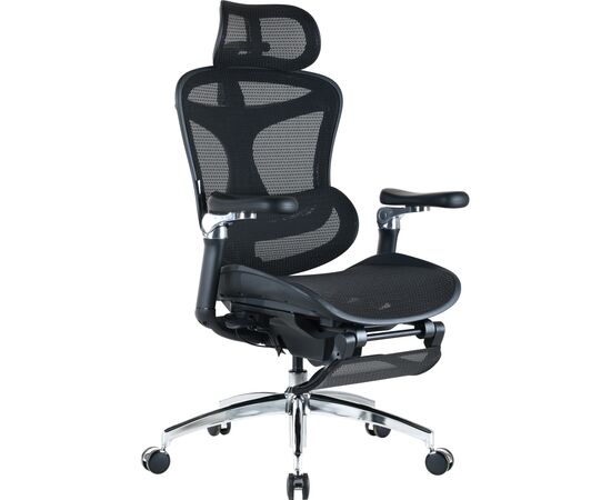 Офисное кресло Sihoo Крісло офісне з підставкою для ніг Sihoo DORO C300 Pro Mesh Black with (DORO-C300-PRO-M101-JT), изображение 3