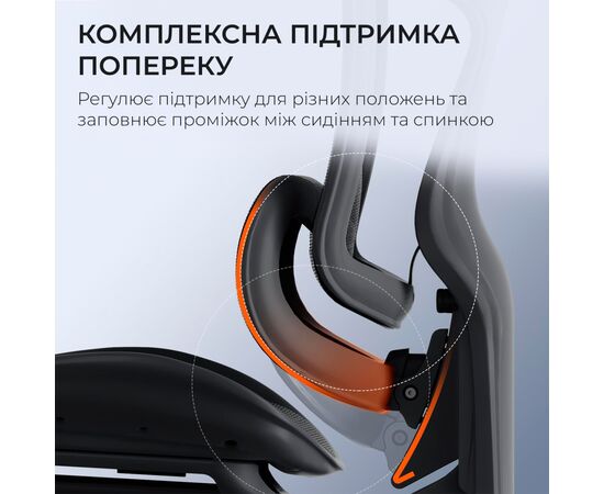 Офисное кресло Sihoo Крісло офісне з підставкою для ніг Sihoo DORO C300 Pro Mesh Black with (DORO-C300-PRO-M101-JT), изображение 8