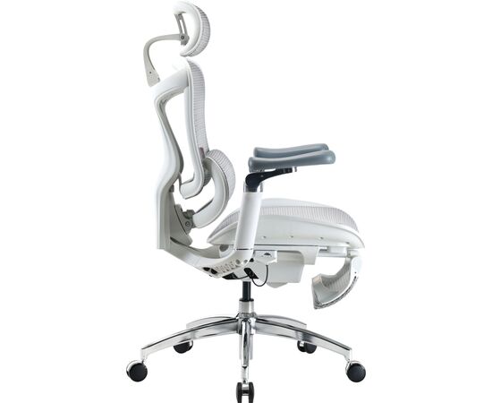 Офисное кресло Sihoo Крісло офісне з підставкою для ніг Sihoo DORO C300 Pro Mesh White with (DORO-C300-PRO-M102-JT), изображение 5