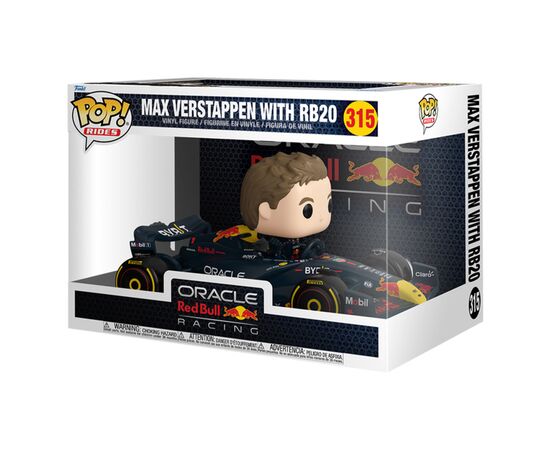 Фигурка Funko Pop Formula one Rides Макс Ферстаппен с RB20 (83921), изображение 2
