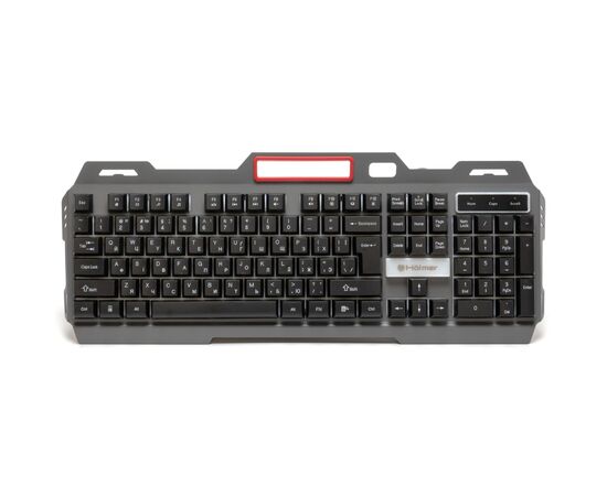 Клавиатура Hölmer K-02GS RGB Backlight USB UA Black (K-02GS), изображение 2
