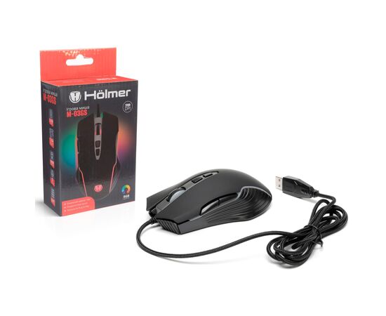 Мышка Hölmer M-03GS USB Black (M-03GS), изображение 11