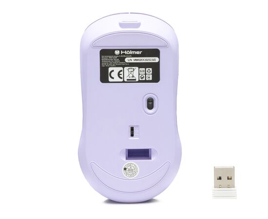 Мишка Hölmer MW-02OF Wireless/Bluetooth Purple (MW-02OF), зображення 10