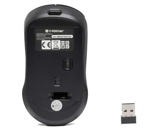 Мишка Hölmer MW-03OF Wireless/Bluetooth Black (MW-03OF), зображення 11