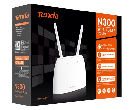 Маршрутизатор Tenda 4G06C, изображение 4