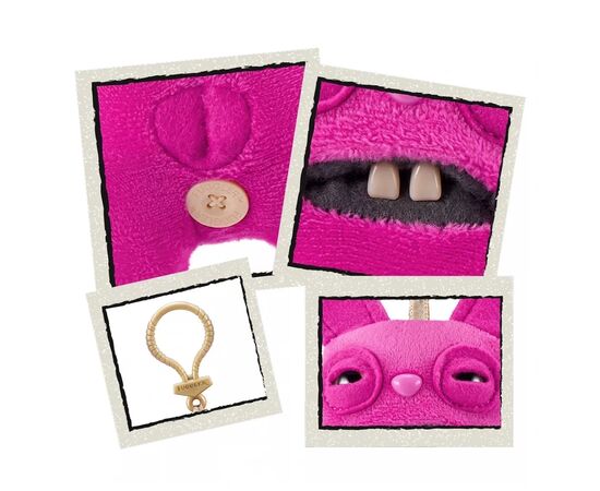 Мягкая игрушка Fuggler брелок Розовая ярость (15705D), изображение 4