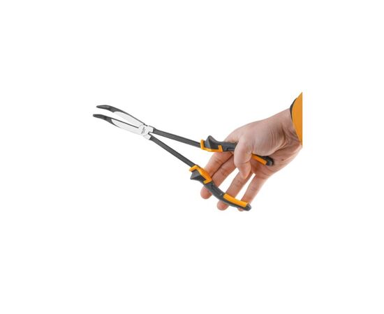 Плоскогубці Tolsen подовжені 280 мм загнуті 90° Ерго рукоятки (10292), зображення 3