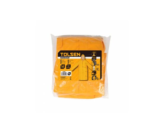 Дождевик Tolsen ПВХ/Полиэстер 0.32 мм XL (45098), изображение 2