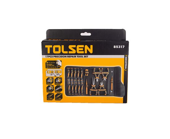 Набор инструментов Tolsen прецизионных 17 шт, сумка (85317), изображение 4