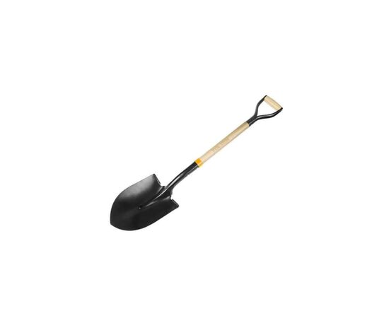 Лопата Tolsen штыковая 215х295 мм деревянный черенок, 102 см рукоятка (58001)