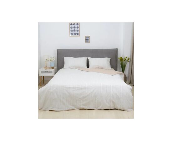 Постільна білизна Viluta 03 Wash Варена бавовна геометрія (50 х 70 - 2 шт) двоспальний (03_Wash_Printed_dv), зображення 2